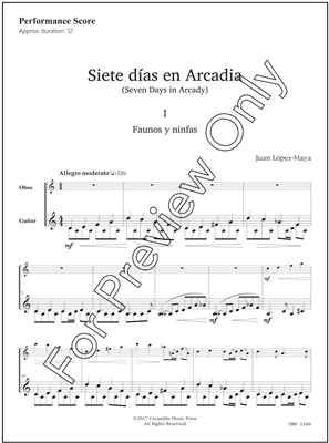 Siete dias en Arcadia, by Juan Lopez