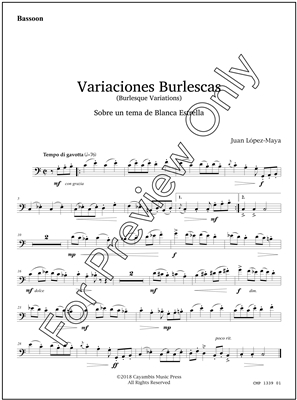 Variaciones Burlescas, by Juan Lopez