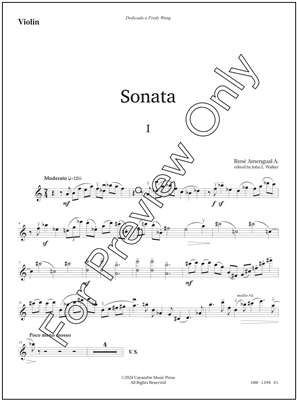 Sonata, by Rene Amengual