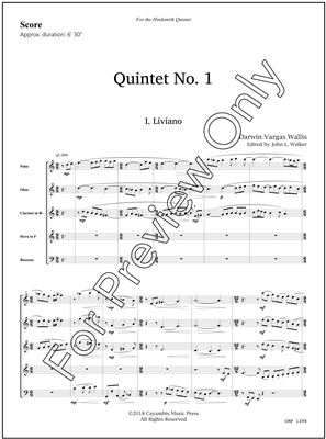 Quintet No. 1, by Darwin Vargas-Wallis