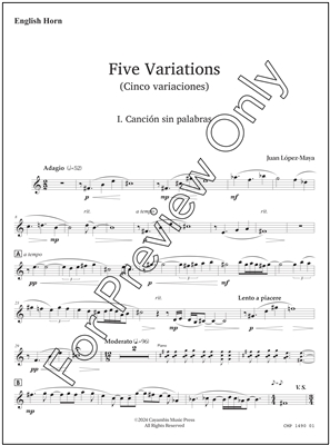 Five Variations, by Juan Lopez