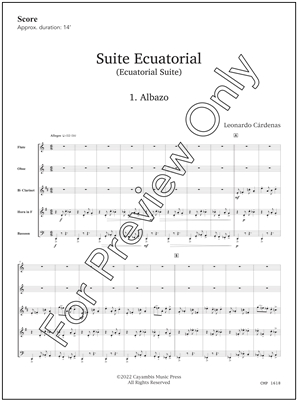 Suite ecuatorial, by Leonardo Cardenas