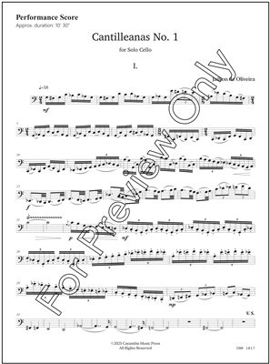 Cantilleanas No. 1, by Jailton de Oliveira